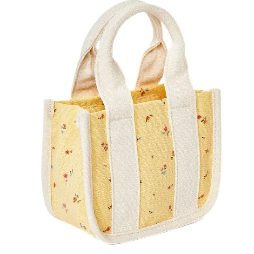 Bravik Cute Floral Kids Mini Tote Bag